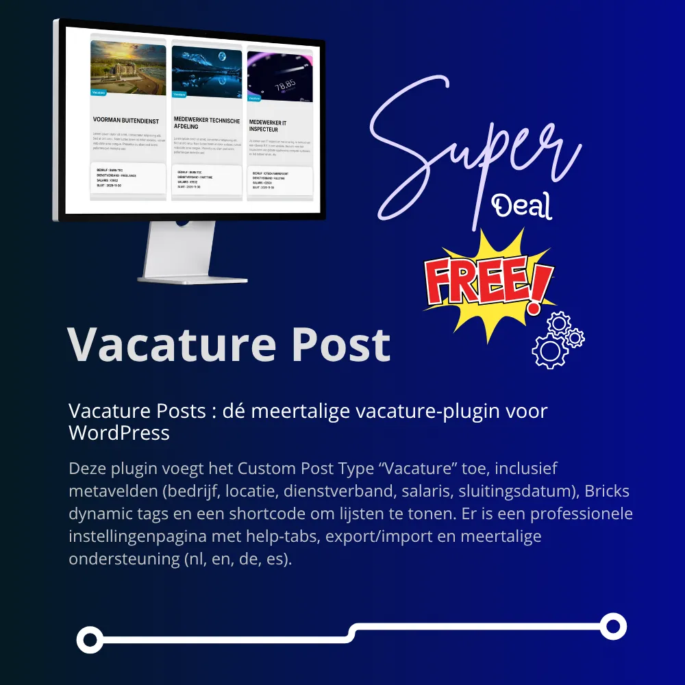 Vacature Posts
